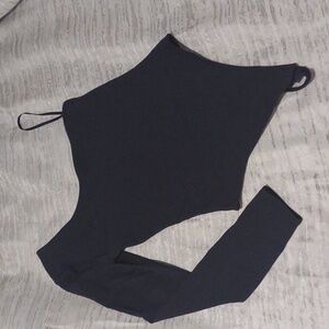 Babaton | One Shoulder Thong Bodysuit